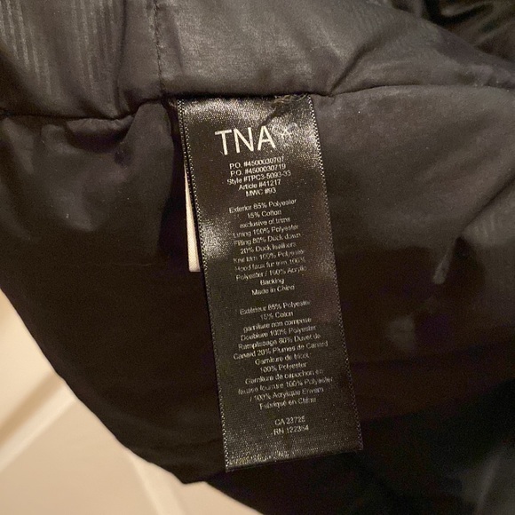 TNA Dark Olive Green Bancroft Parka Winter Ski Jacket - Picture 10 of 16